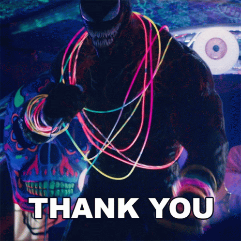 Carnage Party Thank You GIF