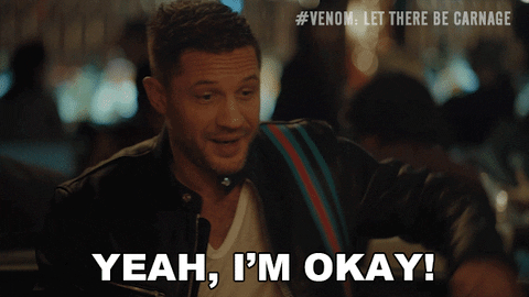 Carnage Venom Tom Hardy Okay GIF