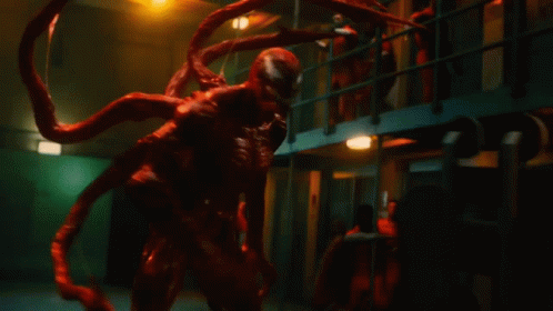 Carnage Walking Scream GIF