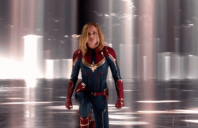 Carol Danvers Captain Marvel Gif GIF