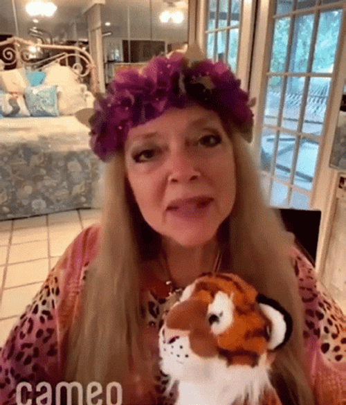 Carole Baskin Tiger King GIF