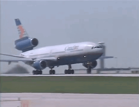 Carolina Airlines Plane Taking Off