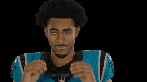 Carolina Panthers Bryce Young Wearing Sunglasses GIF