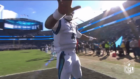 Carolina Panthers Cam Newton Dabbing GIF