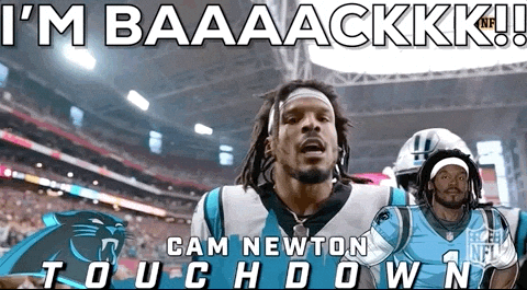 Carolina Panthers Cam Newton Im Back GIF