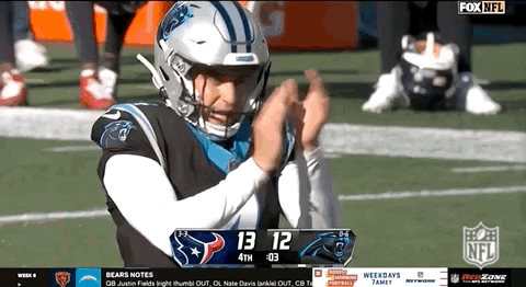Carolina Panthers Eddy Pineiro Applauding GIF