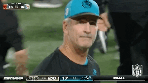Carolina Panthers Franck Reich Little Wave GIF