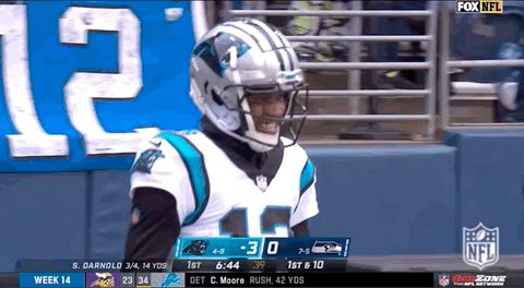 Carolina Panthers Shi Smith Touchdown GIF