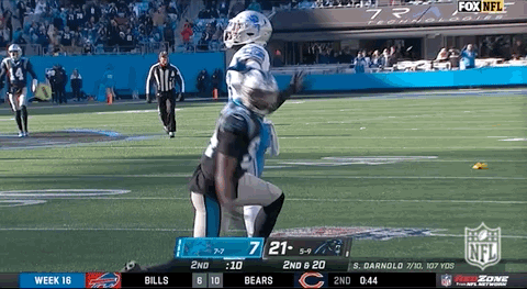 Carolina Panthers Stephen Sullivan Getting Up GIF