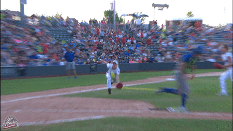 Carolina Softball Base Safe Intercept GIF