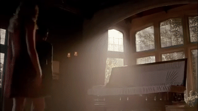 Caroline Forbes And Bonnie GIF