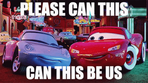 Cars 2 Mcqueen And Sally GIF