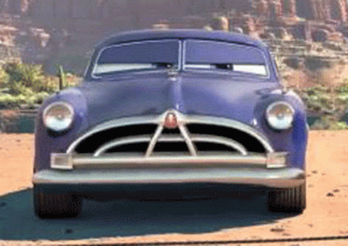 Lightning Mcqueen Doc Hudson Race GIF