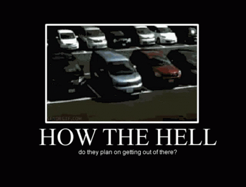 Cars in Parking Lot How Do They Plan Out