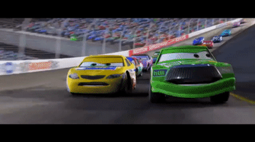 Cars Movie Clip Car Crash GIF