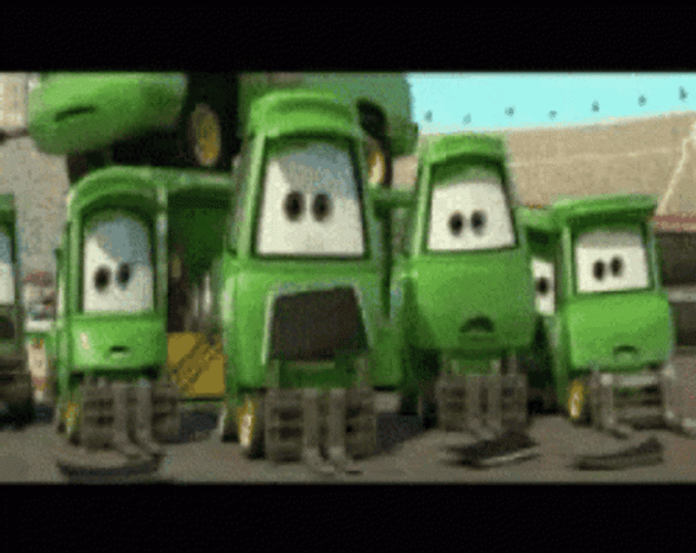 Cars Movie Lightning McQueen Crew GIF