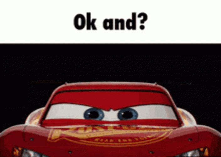 Cars Movie Lightning McQueen Ok And GIF