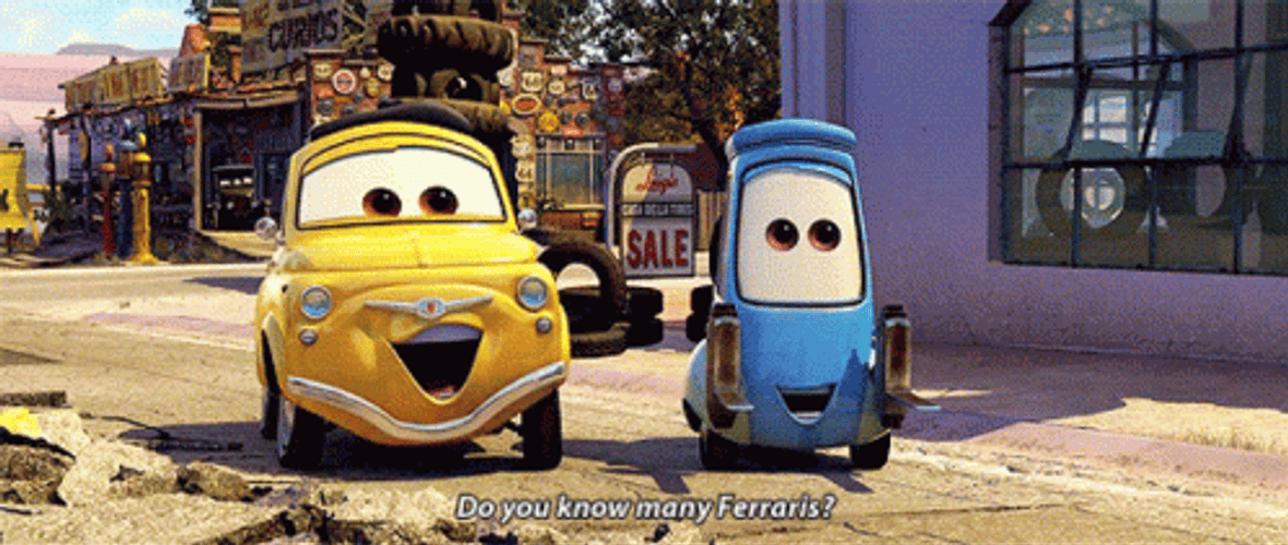 Cars Movie Luigi GIF