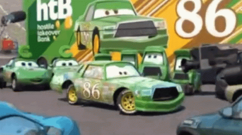 Cars Parked in Front of HTC Sign