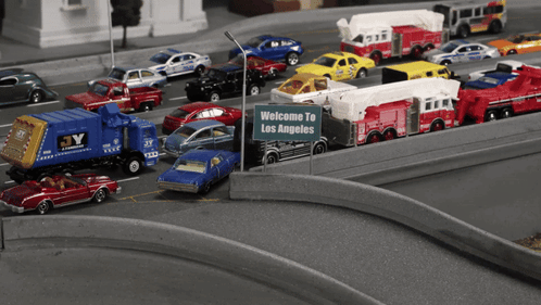 Cars Slow Moving In Traffic GIF