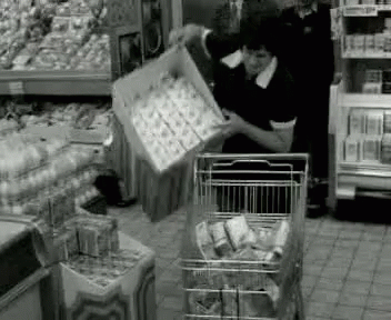 Cart Market Hoarders GIF