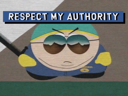 Domineering Eric Cartman Respect My Authority GIF