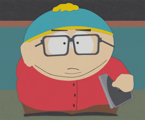 Nerdy Eric Cartman Wearing Eyeglasses GIF