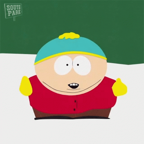 Cheerful Eric Cartman Jumping For Joy GIF