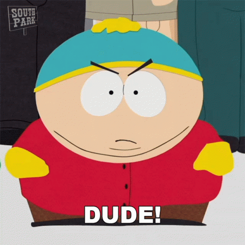 Eric Cartman Frustrated Dude GIF