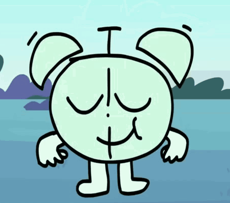 Cartoon Alarm Clock With Face and Limbs