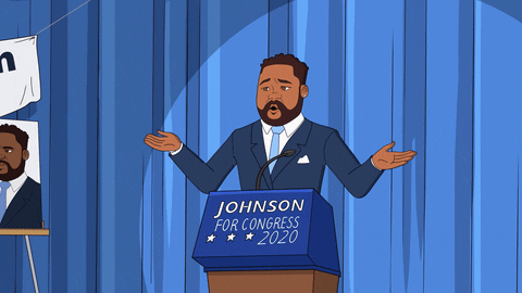 Cartoon Andre Johnson Speech GIF