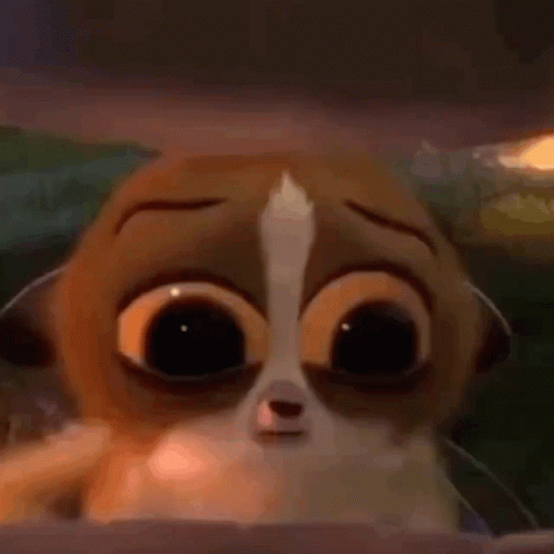 Cartoon Animal With Big Eyes