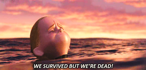 Cartoon Baby Ocean We Survived But We're Dead GIF