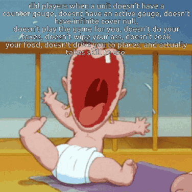 Cartoon Baby With Open Mouth