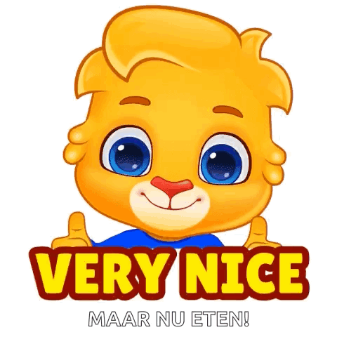 Cartoon Bear Giving Thumbs Up Saying Very Nice