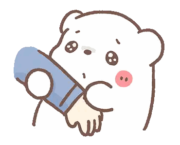 Cartoon Bear Holding Person in Mouth