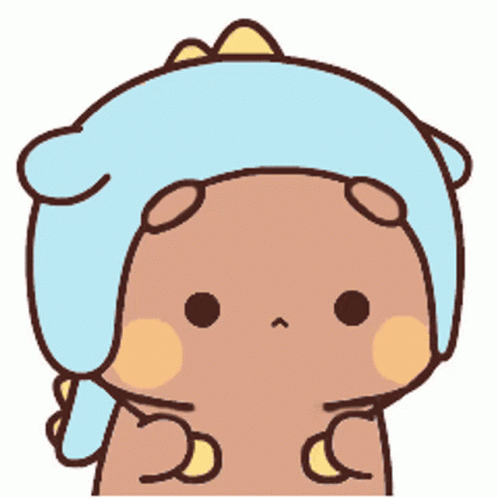 Cartoon Bear in Blue Hat with Crown