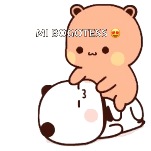 Cartoon Bear Sitting on Another Bear Mi Bogotess
