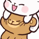 Cartoon Bear Smiling in White Hat