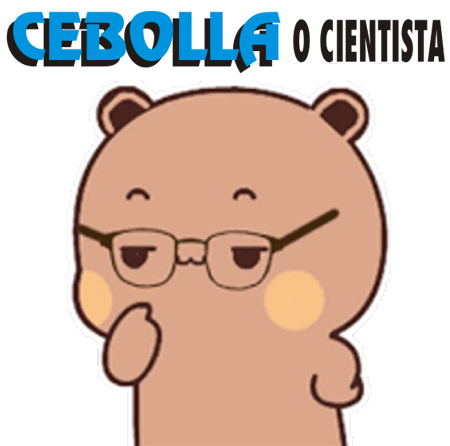 Cartoon Bear Wearing Glasses Cebolla O Cientifica GIF