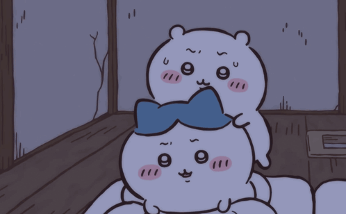 Cartoon Bear With Blue Bow Tie GIF