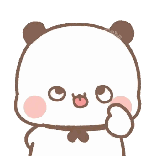 Cartoon Bear With Heart on Chest Thumbs Up