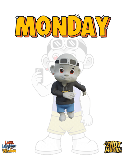 Cartoon Bee Saying Good Morning and Have a Beerific Day