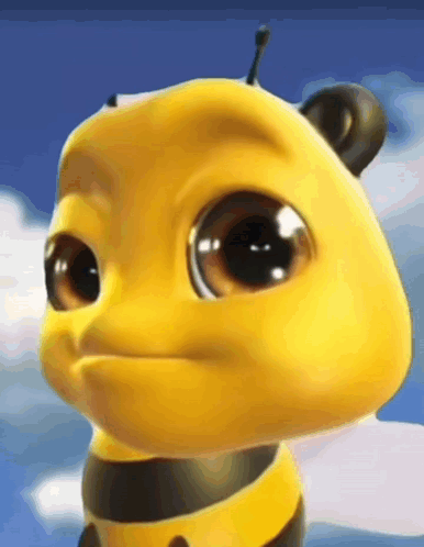 Cartoon Bee With Big Eyes