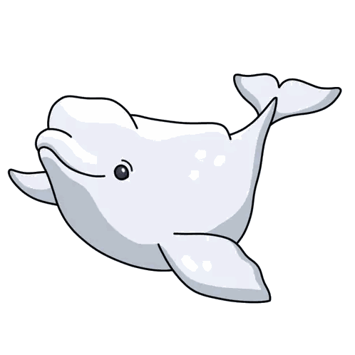 Cartoon Beluga Whale