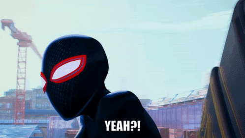 Cartoon Black Spiderman Meme GIF