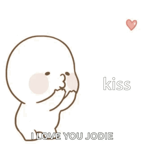 Cartoon Blowing Kiss I Love You Jodie GIF
