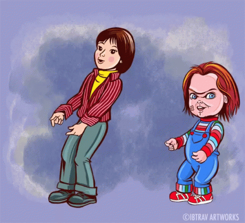Cartoon Boy and Doll