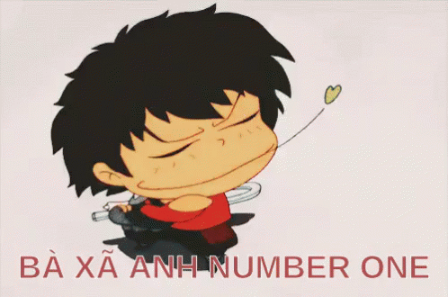 Cartoon Boy Ba Xa Anh Number One