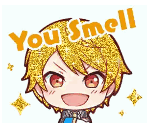 Cartoon Boy Saying You Smell
